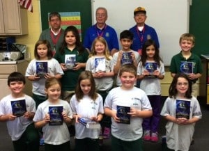 Submitted St. Helen School third graders received dictionaries as an early Christmas present from the Burton Rotary. From (l to r) front row: Brycen Perez, Hannah Wojtasik, Isabella Adair, Gregory Bores, Kylie Hoenigman; middle row: Maria Kimball, Allison Blasko, Lucy Joyce, Ean Bartholomew, Gabby Garcia, Jack Murray; and back row: Jim Dvorak, Bob Varga and Fred Bemberg.