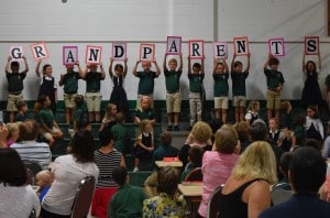 St. Helen School recently hosted Grandparents Day.