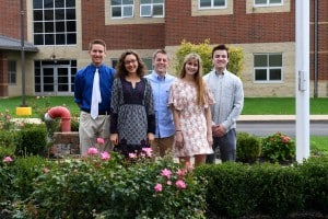 Submitted Paige Palmer and Will Mulhern have been named commended students in the Kenston seniors (l to r) Lukas Palumbo, Kaitlin McGrath, Zachary Eyler, 2017 National Merit Scholarship Program.