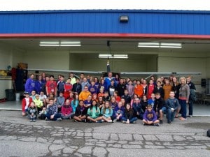 Submitted Burton Elementary School sixth-graders compete and extend their learning at the Geauga County Airport.