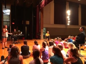 Submitted Brenna Sincaglia performs in front of Aaron de Jesus.