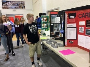 Submitted Chardon High School freshmen browse the activities fair recently held to showcase all the extracurricular opportunities offered to CHS students.