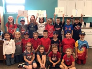 Submitted Mrs. Richards’ third-grade class displays their spirit on Cleveland Indians spirit day held Oct. 18.