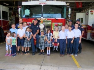 Submitted In remembrance of Sept. 11 and appreciation of local police and firefighters, students in grades K-6 wrote thank you letters to police officers and firefighters. The letters along with a kit filled with candy were delivered to the Chardon Police Department and the Munson Fire Department.