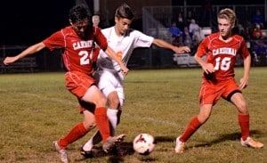 Cardinal senior Jacob R. was named Ward's Lawn Care and Landscape Company player of the week.