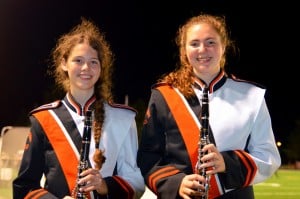 Submitted Senior Maddy Copley, left, and sophomore Eva Levine were selected to play at the Northeast Region Orchestra Festival.