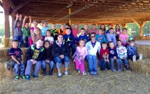 Submitted Ledgemont Elementary School first-graders enjoy their field trip to Patterson Fruit Farm.
