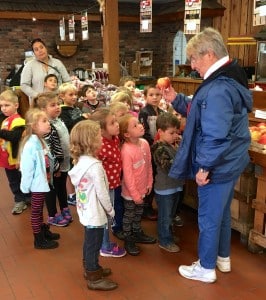 Submitted St. Helen kindergartners recently enjoyed a day at Patterson Fruit Farm.