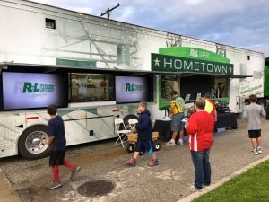 Submitted R+L Carriers sets up their Hometown Showcase at Cardinal Middle School on Sept. 30. The company hauler was available for students to tour to learn more about career opportunities.