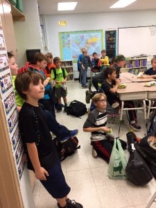 Submitted Maple Elementary School students meet for Robotics Club after school.