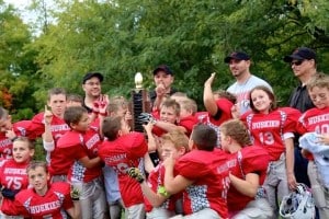 Submitted The Middlefield junior varsity rec football team celebrates its second consecutive undefeated season.