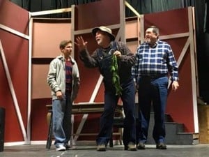 Submitted Jack Kane, Wayne Howell and Lance King are all part of the nutty townspeople in “Fruitcakes” at Geauga Lyric Theater opening Dec. 2.