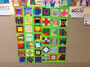 Submitted St. Mary students recently created a quilt out of friendship squares in language arts class.