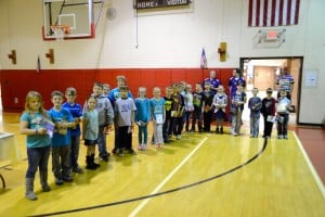 Submitted Ledgemont Elementary School third-graders hold the books given to them by East Geauga Kiwanis Club.