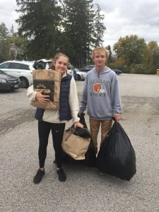 Submitted Courtney Curtiss and Stephen Kruszenski were co-chairs of the clothing drive.